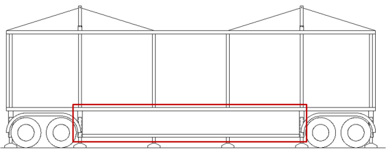 Fig. 16 Section of the open module