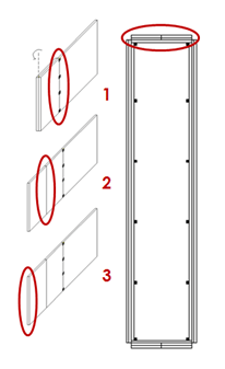 Fig. 19 Isometric and plan view showing joins